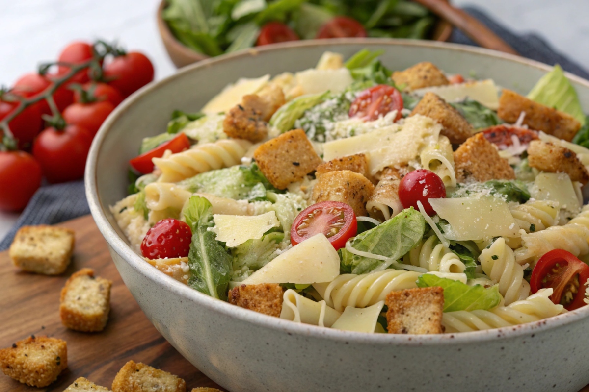 caesar pasta salad