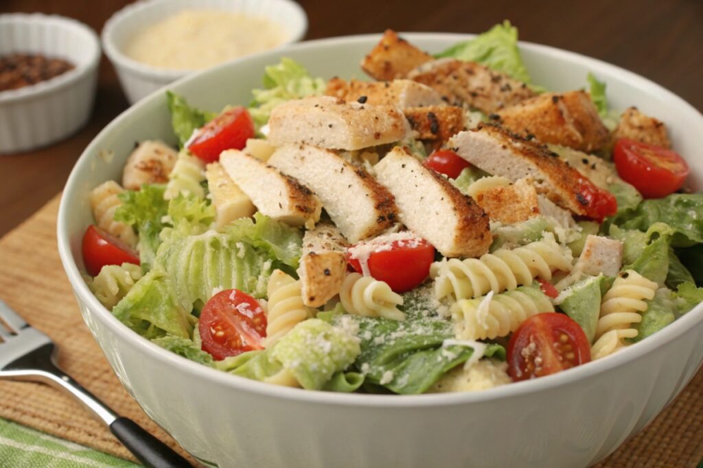 caesar pasta salad