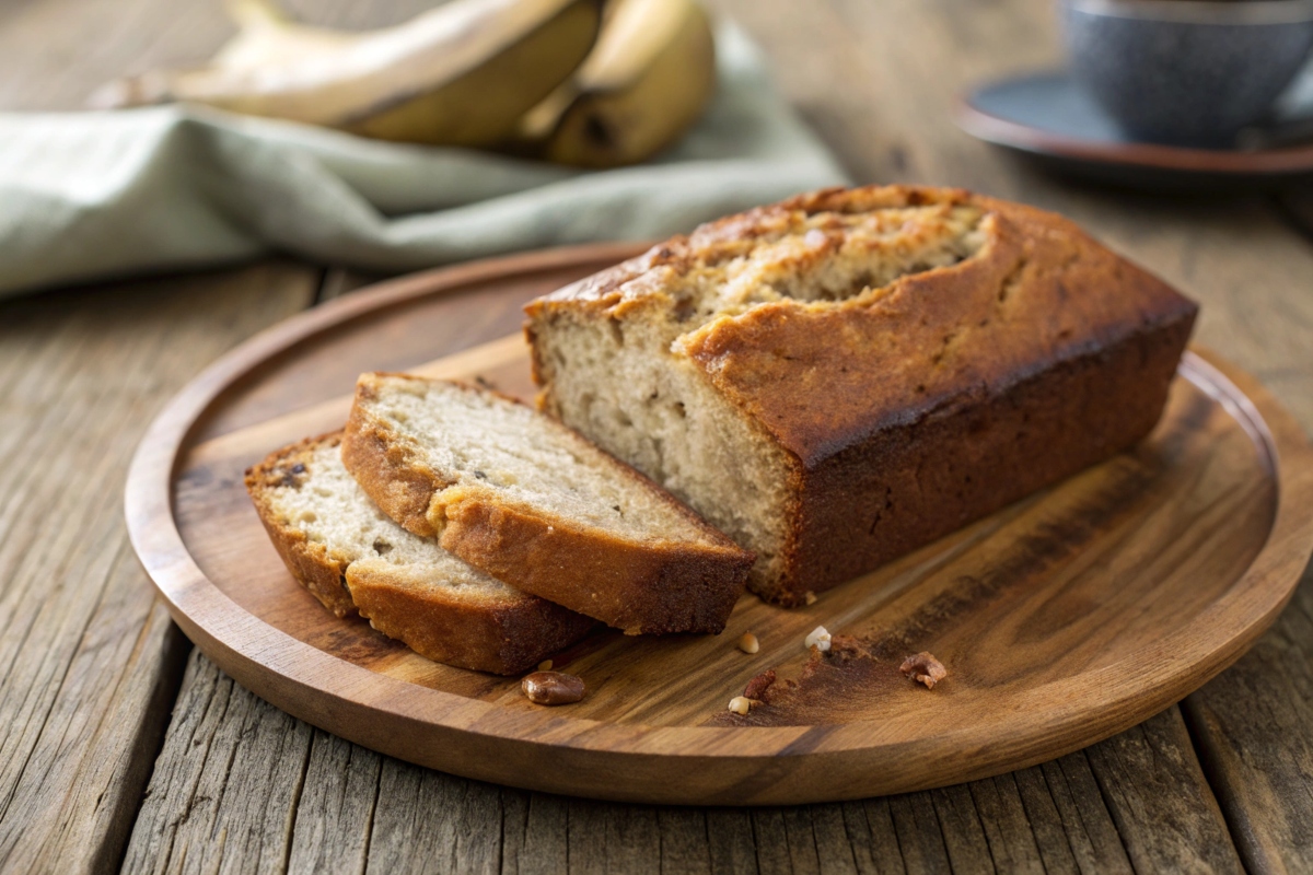 4 ingredient banana bread