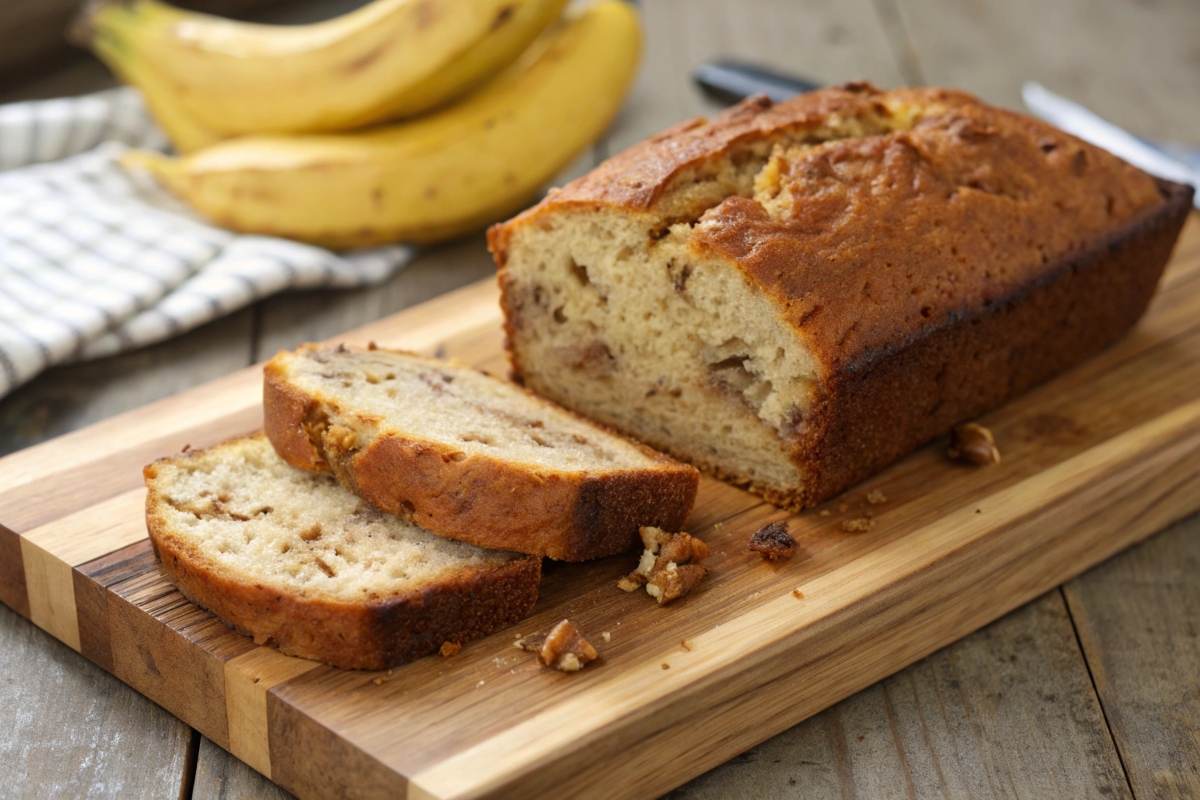 4 ingredient banana bread