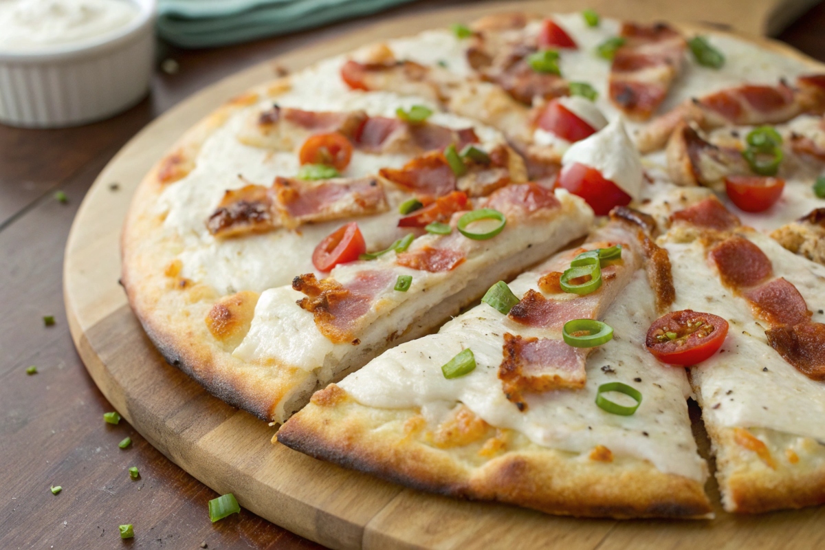 chicken bacon ranch pizza