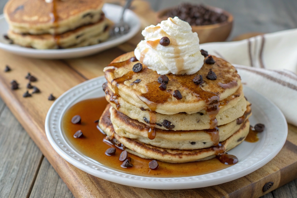 chocolate chip pancakes recipe