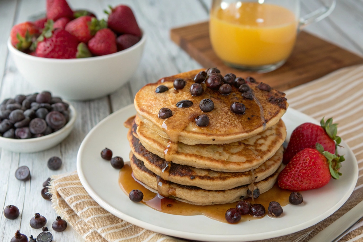 chocolate chip pancakes recipe