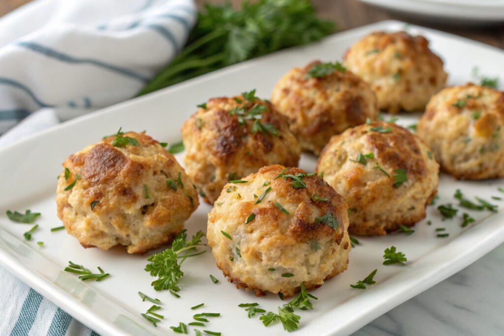 sausage balls with cream cheese