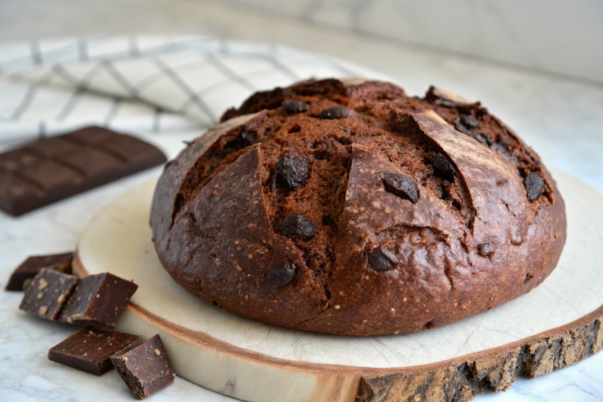 chocolate sourdough bread