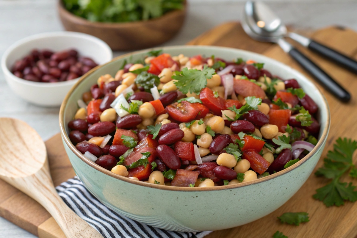 dense bean salad recipe