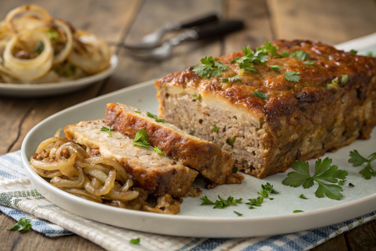 French Onion Meatloaf