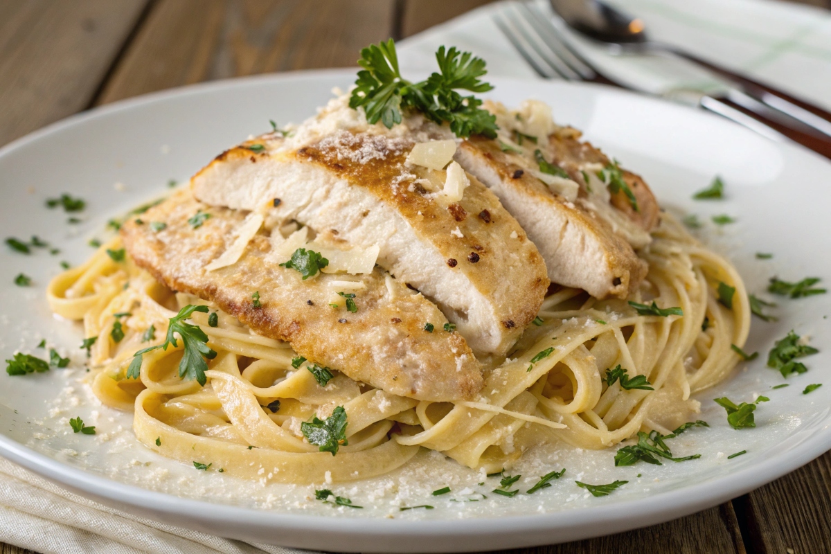 Garlic Parmesan Chicken Pasta