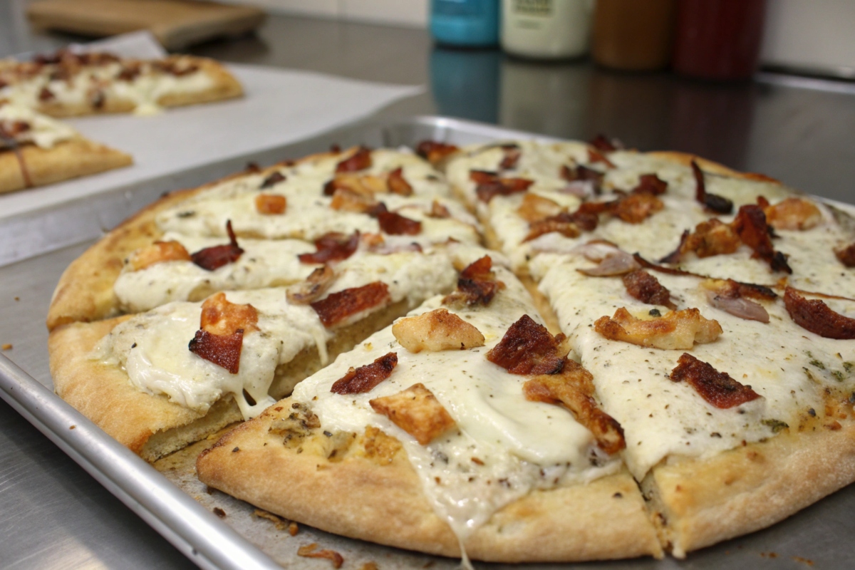 chicken bacon ranch pizza