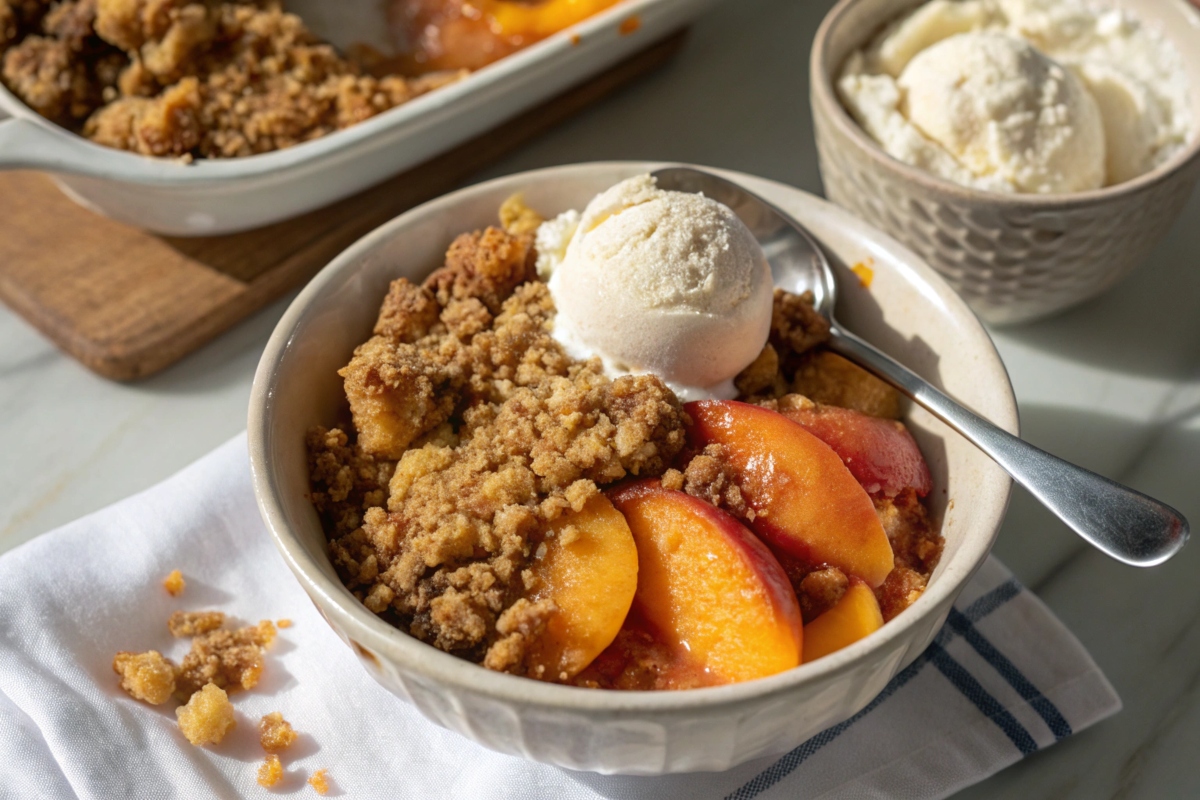 Peach Crumble Recipe