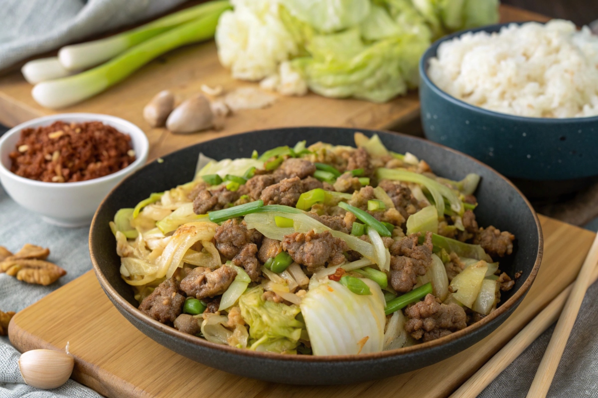 ground beef cabbage recipe