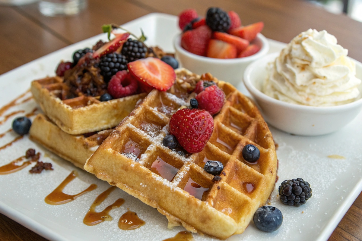 french waffles batter