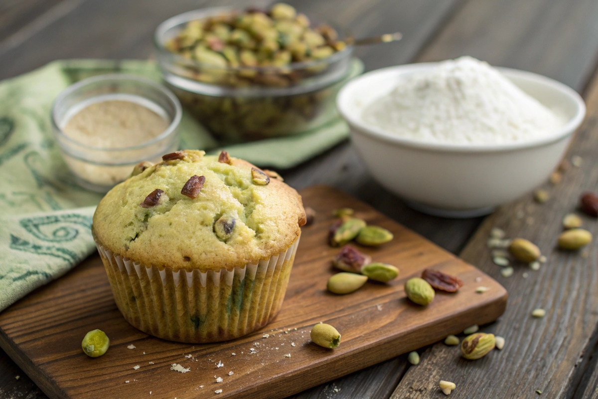 pistachio muffin recipe